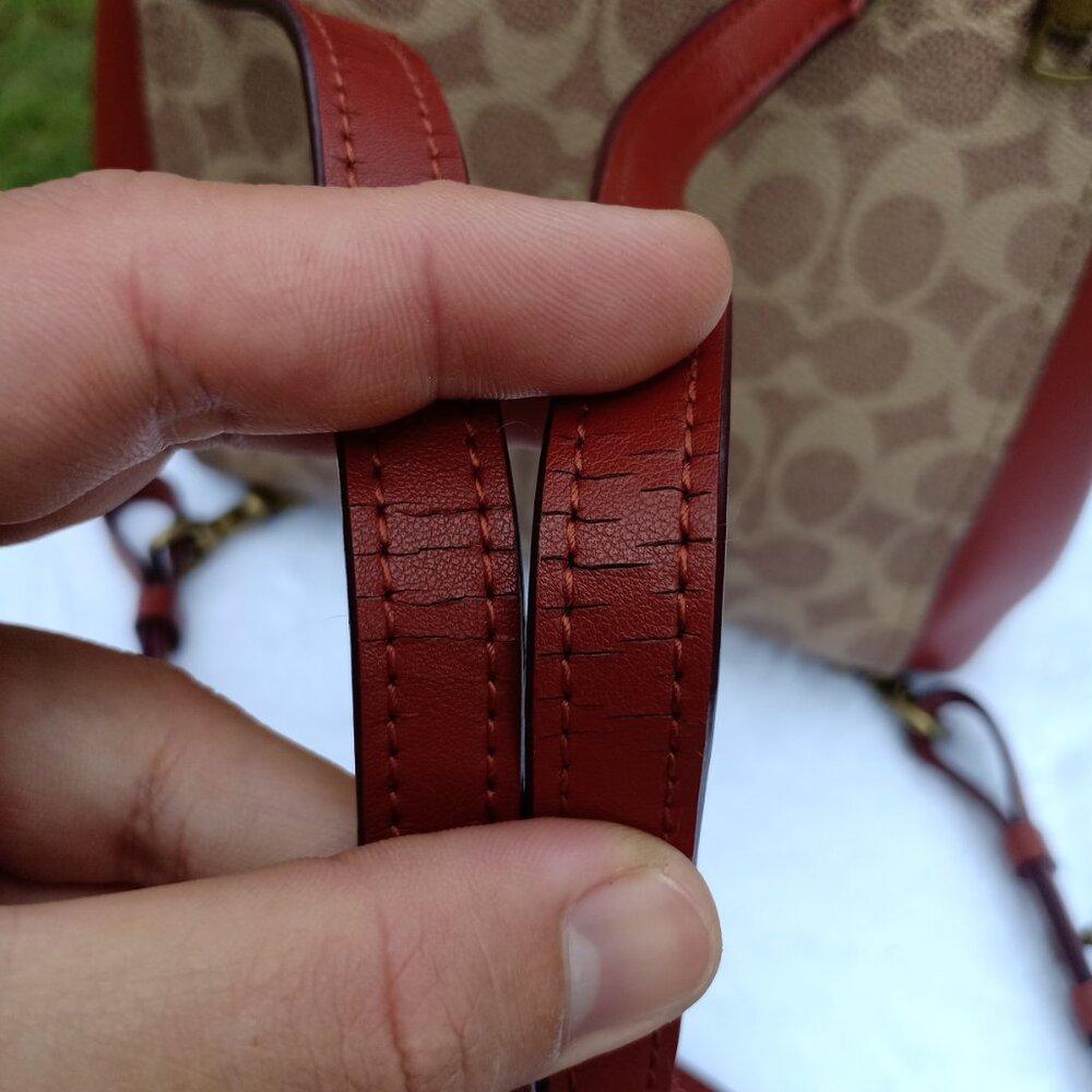 Coach 38585 Parker Convertible Backpack in Signature Canvas - Picture 15 of 15